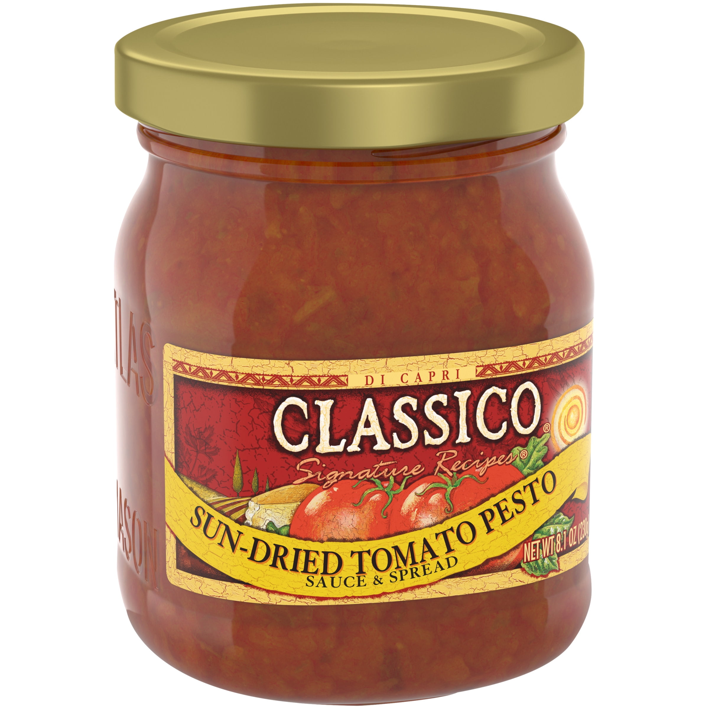 Classico SunDried Tomato Pesto Sauce and Spread Pasta Sauce 8.1 oz Jar