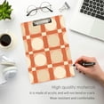 thumbnail image 3 of FORMRS Acrylic Clipboard with Low Profile Clip Standard A4 Letter Size, 12.5" x 9", Beige Geometric, 3 of 8