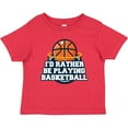 thumbnail image 3 of Inktastic I'd Rather Be Playing Basketball Boys or Girls Baby T-Shirt, 3 of 5