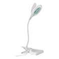 thumbnail image 1 of Lámpara LED Steren con Lupa 3x Cuello Flexible y Pinza HER-735, 1 of 4