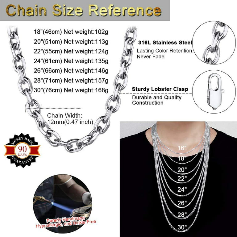 1 Meter Stainless Steel Gold Rolo Cable Chains Flat Wire Chic 3:1