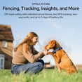 thumbnail image 3 of SATELLAI Wireless Dog Fence & GPS Dog Collar with AI Health Insights, Two-Way Audio, Precise Tracking, 3-Day Battery Life, IP68 Waterproof, Red, 3 of 10