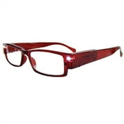Reizen Readbrights LED Readers- Burgundy +0.00