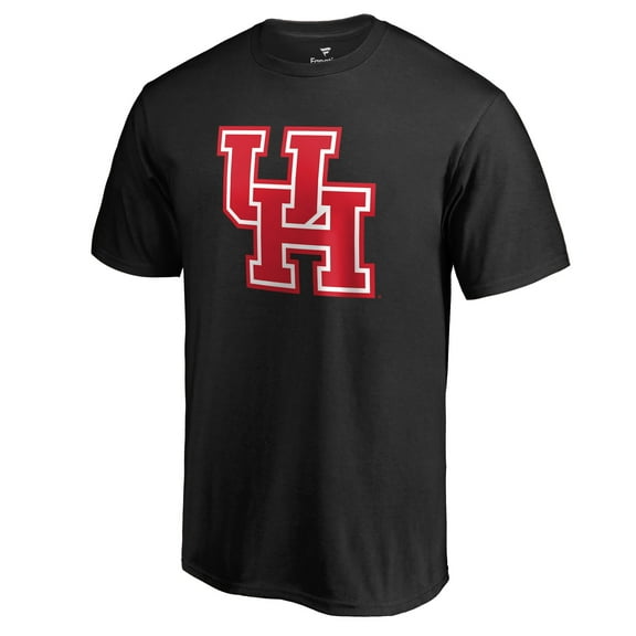 Men's Black Houston Cougars Primary Logo T-Shirt