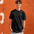 thumbnail image 4 of Dalix Lil Alien Heavyweight Soft Tee Short Sleeve Cotton Shirt Mens in Black S Small, 4 of 5