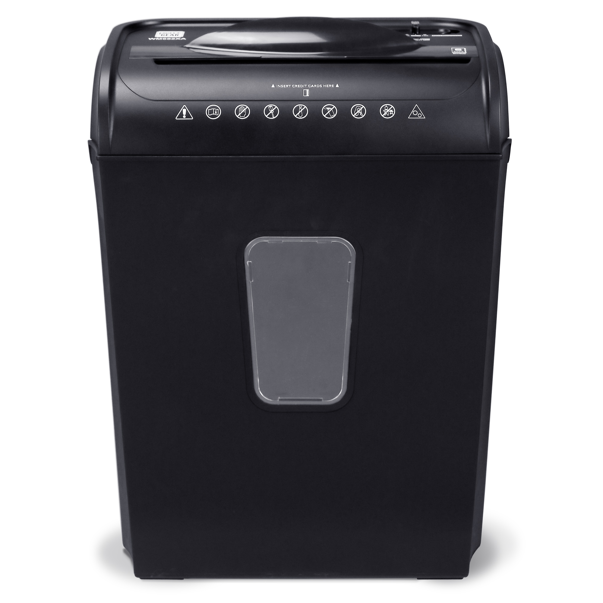 Pen + Gear 6-Sheet Crosscut, Paper/Credit Card Shredder, 11.5L x 6.5W x 16H in. - image 3 of 5