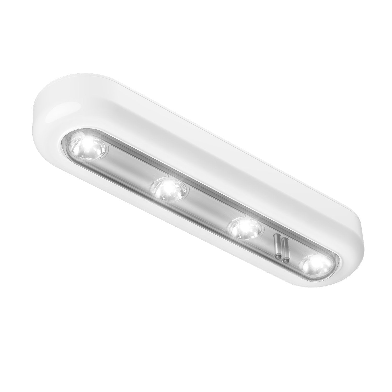 2 X 3 LED Light Stick On Wardrobe Touch Lamp Battery Cabinet Closet Push Tap
