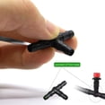 thumbnail image 4 of 100pcs Tee Fittings for Irrigation System 4/7mm PVC Pipe Connector Set, 4 of 5