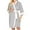 Gray, variant on Maternity Nightgowns for Women Nursing Dress Button Down Sleepshirt Short Sleeve Nightshirt Soft Sleepwear V Neck Pajama Dress Blue S