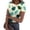 Beige(Maple Leaf Print), variant on Summer Tops for Women Short Sleeve Ribbed Knit Slim Fitted Hawaiian Shirts for Women Cute Tropical Crew Neck Womens Tops Trendy Stretchy Beach Tee Tops Cyan XL