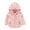 A1-Watermelon Red, variant on Huesdet Toddler Fleece Jacket with hood Kids Boys Girls Baby Coat for Fall Winter Spring Thick Warm Outerwear(Dark Blue,4-5 Y)