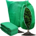 thumbnail image 3 of Plant Frost Protection Cover, Reusable Winter Blanket for Shrubs Trees, Zipper Drawstring Design, 3 of 8