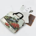 thumbnail image 5 of 16" Laptop Briefcase for Work Travel Laptop Shoulder Bag Carrying Handbag Laptop Case Old Train with Flowers, 5 of 8