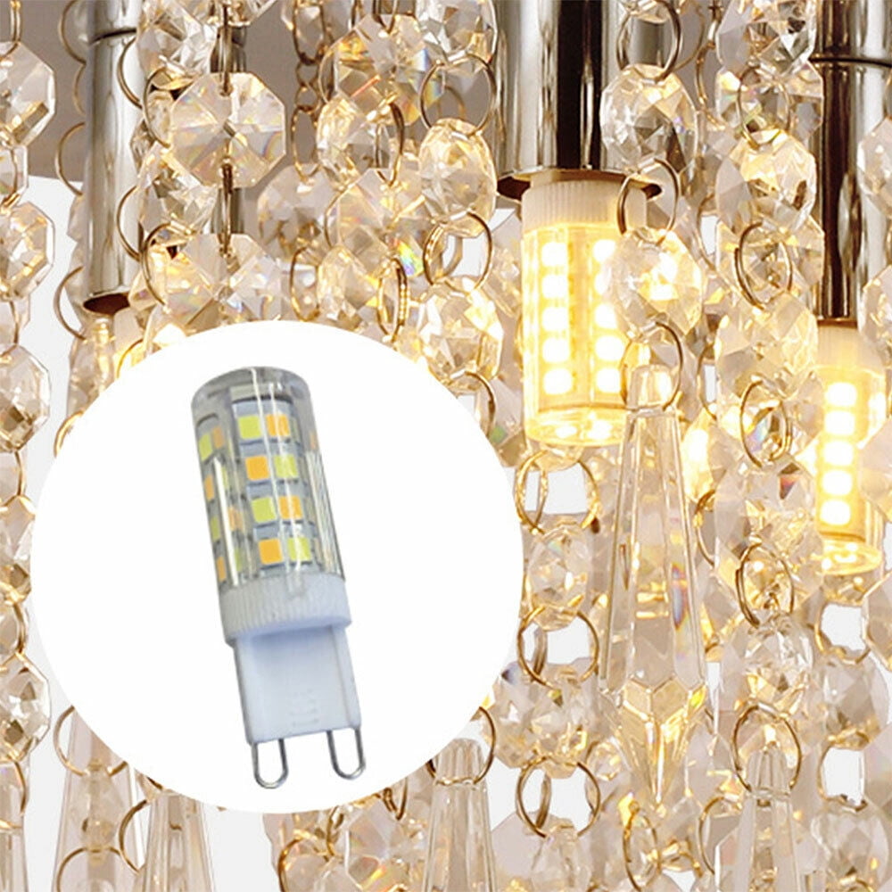 FETCOI Crystal Chandelier Fixture Mini Crystal Modern Ceiling Light Flush Mount