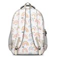 thumbnail image 3 of Boho Bohemia Rainbow Backpack for School,Cute School Bag,Schoolbag with Adjustable Shoulder Straps & Padded Back,16.9 Inch, 3 of 5