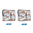 thumbnail image 7 of FORMRS 13-13.3 inch Laptop Sleeve Case Soft Carrying Quilted Computer Bag Cover, Gray Snow Houses, 7 of 7