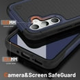 thumbnail image 3 of TECH CIRCLE Rugged Case For Galaxy A15, Military Grade Shockproof Protective Bumper Anti-Scratch Dual Layers Phone Case Cover for Samsung Galaxy A15 6.5" 2024,Navyblue, 3 of 7