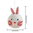 thumbnail image 3 of TIMIFIS Easter Party Decorations Supplies Bunny Paper Lanterns Easter Party Favors, 3 of 7