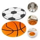 thumbnail image 2 of KAKOWELY 2 alfombrillas redondas de fútbol para silla de oficina, 60 cm, antideslizantes, decorativas, para el hogar, la sala de estar, el dormitorio y la sala de juegos., 2 of 5