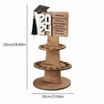 thumbnail image 3 of BNNG 2024 Graduation Gift Money Holder, Unique Greeting Cards Cash Holder Cash Gift, Double-Layer Money Cake with 25 Holes for Cash Congrats Graduation Party Supplies, 3 of 9