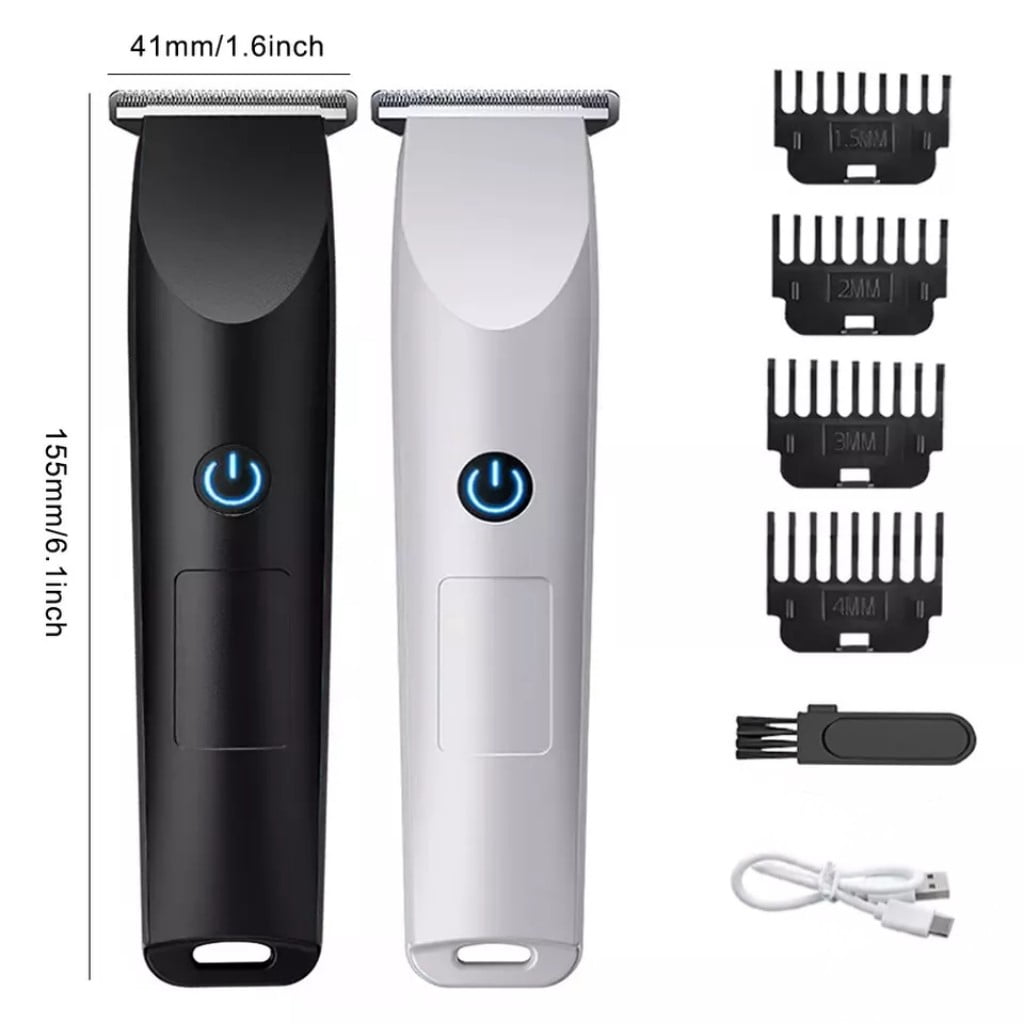 Men Pro Electric Hair Clippers Beard Trimmer Cutting Barber Shaving Machine, White