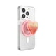 thumbnail image 1 of Empuñadura para teléfono PopSockets MagSafe con soporte en forma de corazón rosa, 1 of 6