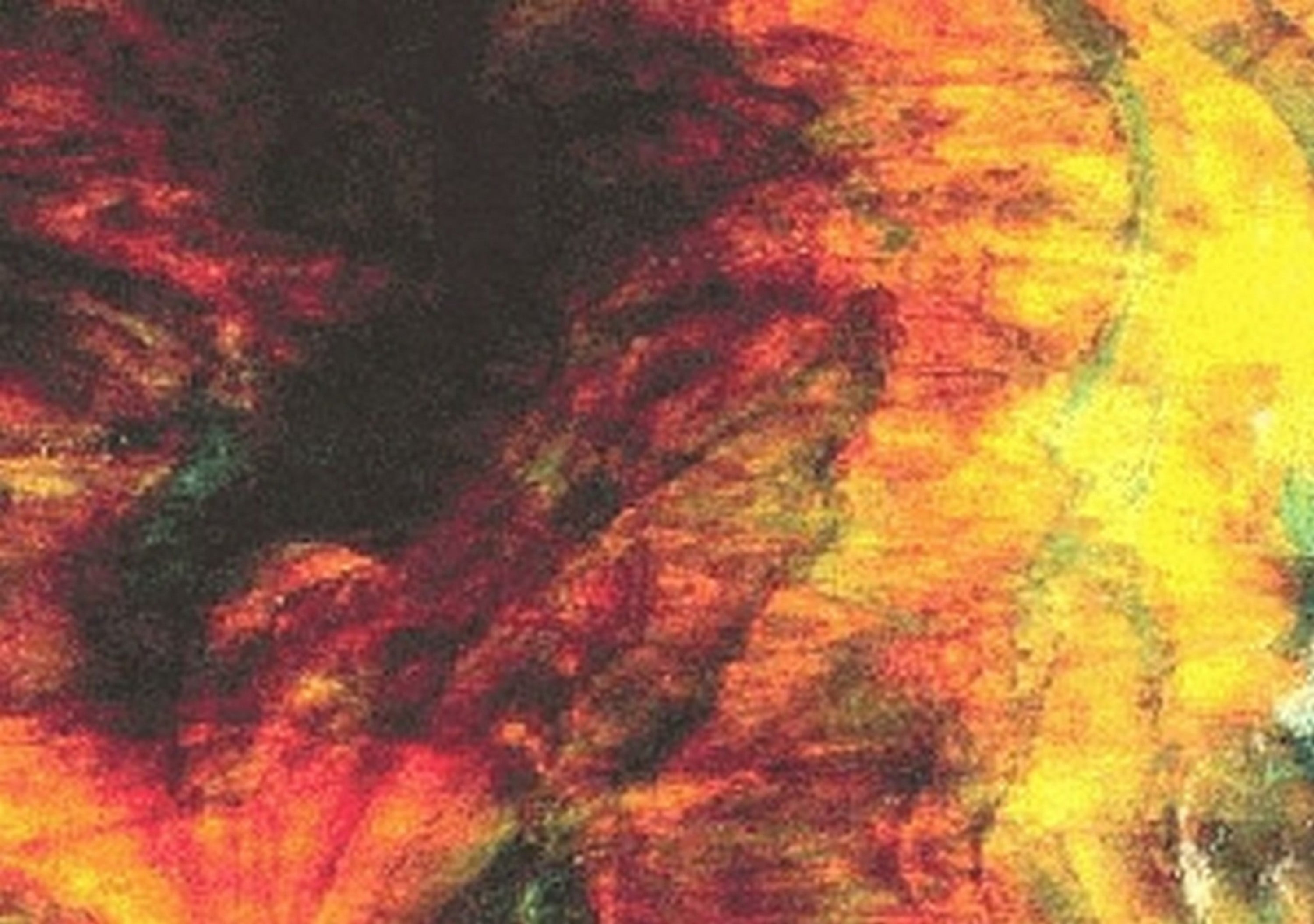 Youghiogheny Stained Glass YELLOW/BLUE W ORNGEBROWN