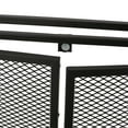 thumbnail image 4 of Noble House Cartwright Iron Fireplace Screen, Matte Black, 4 of 9