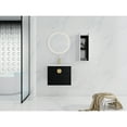 thumbnail image 3 of 24" Wall-Mounted Vanity with Side Cabinet - Separate Storage for Extras - Bathroom - Additional Space for Toiletries, 3 of 7