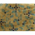 thumbnail image 4 of oneOone Georgette Viscose Gamboge Fabric Geometric Texture Craft Projects Decor Fabric Printed By The Yard 42 Inch Wide, 4 of 4