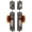 Antique Pewter, variant on Grandeur 828770 Windsor Solid Brass Single Cylinder Keyed Entry Knobset And Deadbolt Combo