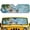 Coastal Beach Turtle & Palm Print, variant on Pzuqiu Strawberry Puppies Blocks Sun Windshield Sun Shade for Auto Off-road Interior Road Trip, Foldable Blocks UV Rays Windshield Sun Shield