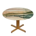 thumbnail image 3 of Acheng Round Tablecloth - Abstract Scenery, Beautiful Nature, Table Decoration 46-50, 3 of 8