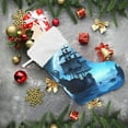 thumbnail image 6 of Coolnut Pirate Ship Christmas Stockings, 17.7 Inch Large Xmas Stocking Fireplace Hanging Stocking Socks - 2 Pack Holiday Gift Decor, 6 of 7