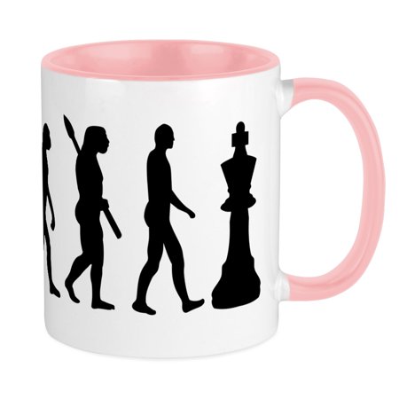 

CafePress - Chess King Evolution Mug - Ceramic Coffee Tea Novelty Mug Cup 11 oz