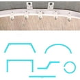 thumbnail image 4 of Riel de cortina curvo de techo flexible de 5 metros Cortina de techo flexible Kuyhfg Sin marca, 4 of 5