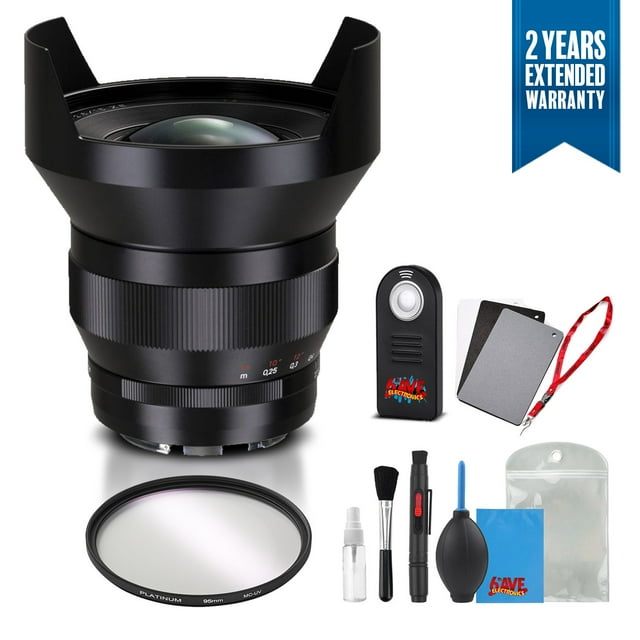 Zeiss Distagon T 15mm F/2.8 ZF.2 Lens for Nikon - 1964-831 with Cleaning Accessory Kit