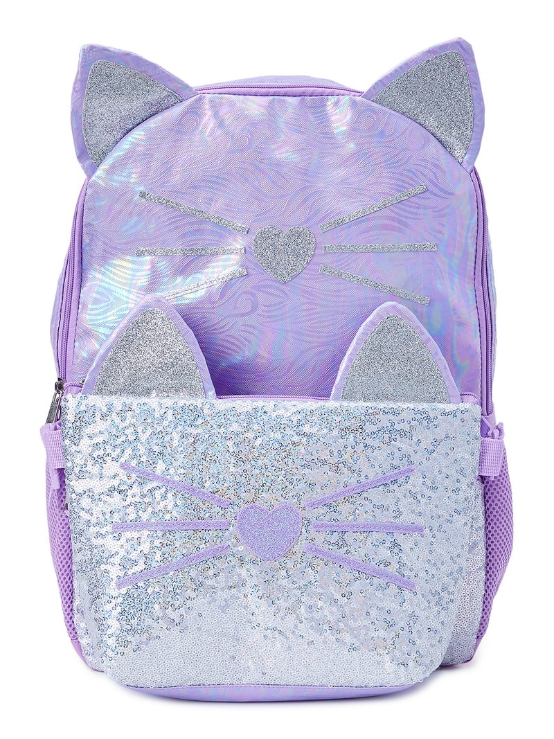 girls limited too kitty cat plush mini backpack purple Wonder Nation Girls 17