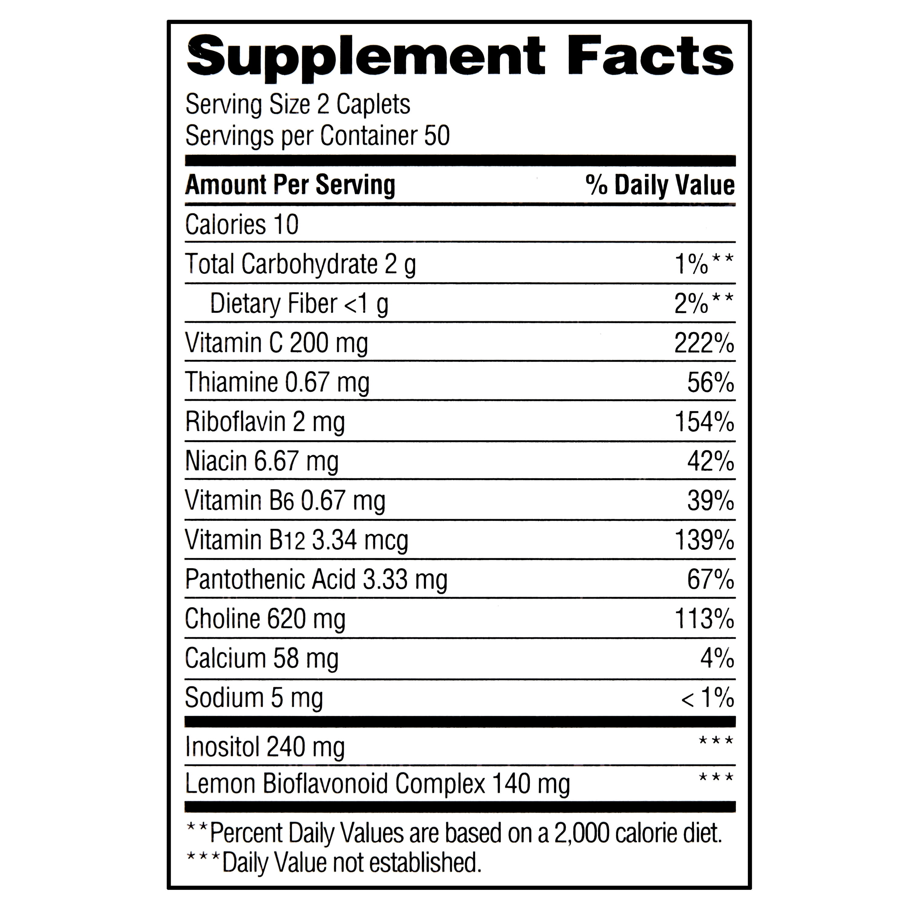 Equate Inner Ear Health Plus Caplets Dietary Supplement, 100 Count, Compare to Lipo-Flavonoid® Plus Caplets