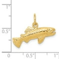 thumbnail image 3 of FJC Finejewelers 14k Yellow Gold Fish Charm, 3 of 6