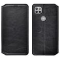 thumbnail image 2 of SPY Case for Motorola Moto One 5G Ace Case [Kickstand] Cute Leather Wallet Phone Case Cover ID & Credit Card Slot for Girls Women - Black, 2 of 6