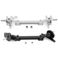thumbnail image 4 of Riwcyla No Power Steering Axle Kit, 1:14 Scale Metal Front Axle Steering Link Rod Set Replacement for Tamiya Truck Tractor Series Remote Control Car Parts, 4 of 6