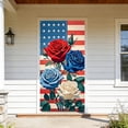 thumbnail image 6 of Antqov 4th of July Door Cover 73x35" Patriotic Front Door Cover US Flag Independence Day Door Covers Banner Large Fourth of July Decorations for Outdoor Porch Garden Home Decor, 6 of 6