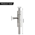 thumbnail image 2 of 1PC 304 Stainless Steel Door Latch Long Silver Door Bolt Surface Mounted 8 Inches Gate Safety Lock Home Hardware, 2 of 8
