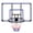 Black+Blue + Iron 45*29, variant on Wall-mounted basketball hoop, 28.5 x 18 inches shatterproof back, folding hoop, durable hoop and all-weather mesh for indoor and outdoor use