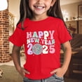 thumbnail image 2 of Godom Girls' Short Sleeve Shirts Crewneck Casual Tops Tees Blouses Kids Tshirts Clothes Summer Tops T-Shirt, 2 of 7