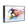 thumbnail image 2 of Stupell Industries Contemporary Skateboarder in Motion Black Framed Giclee Art, 18 x 12, by Creative Studio, 2 of 8