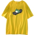 thumbnail image 1 of T-Shirt à Manches Courtes pour Femmes Été Motif Imprimé Dessin Animé Kawaii Coréen, 1 of 7