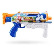 XSHOT Water Fast-Fill Skins Sonic the Hedgehog (500ml 33ft) Hyperload Water Blaster by ZURU, Outdoor Summer Toy, for Kids, Teens & Adults Ages 5+