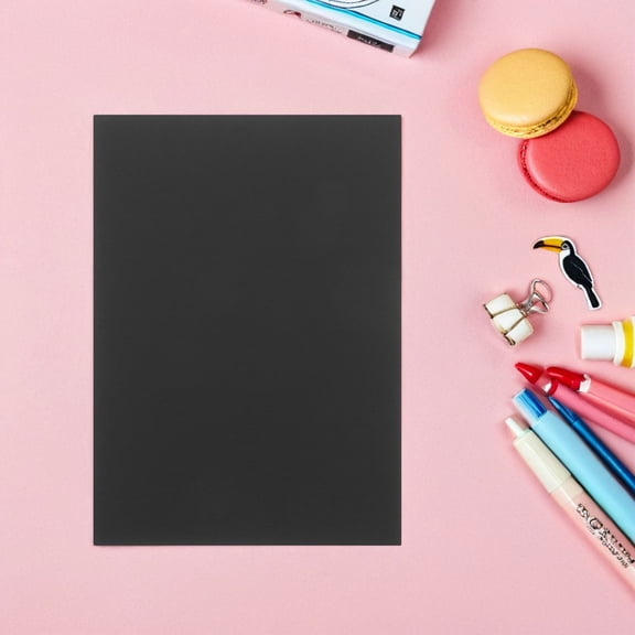 TEHAUX Back to School Drawing Paper for Kids, 10 Black Sheets, Safe and Art Project Supplies